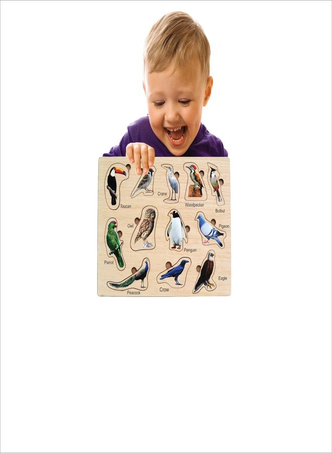 CRAFTICK Birds Puzzles for Kids - Set of 12 Educational Puzzles for Age 2 and Above/Kids Baby Toys. - Image 4